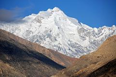 06 Shishapangma East Face Leads To Summit With Phola Gangchen From Friendship Highway Just After Passing Turnoff To Ngora Between Nyalam And Tong La